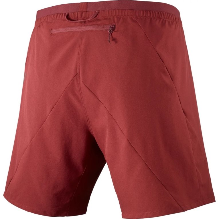 Bermudas Salomon Cross 7'' Hombre Rojos | MX SIDX291